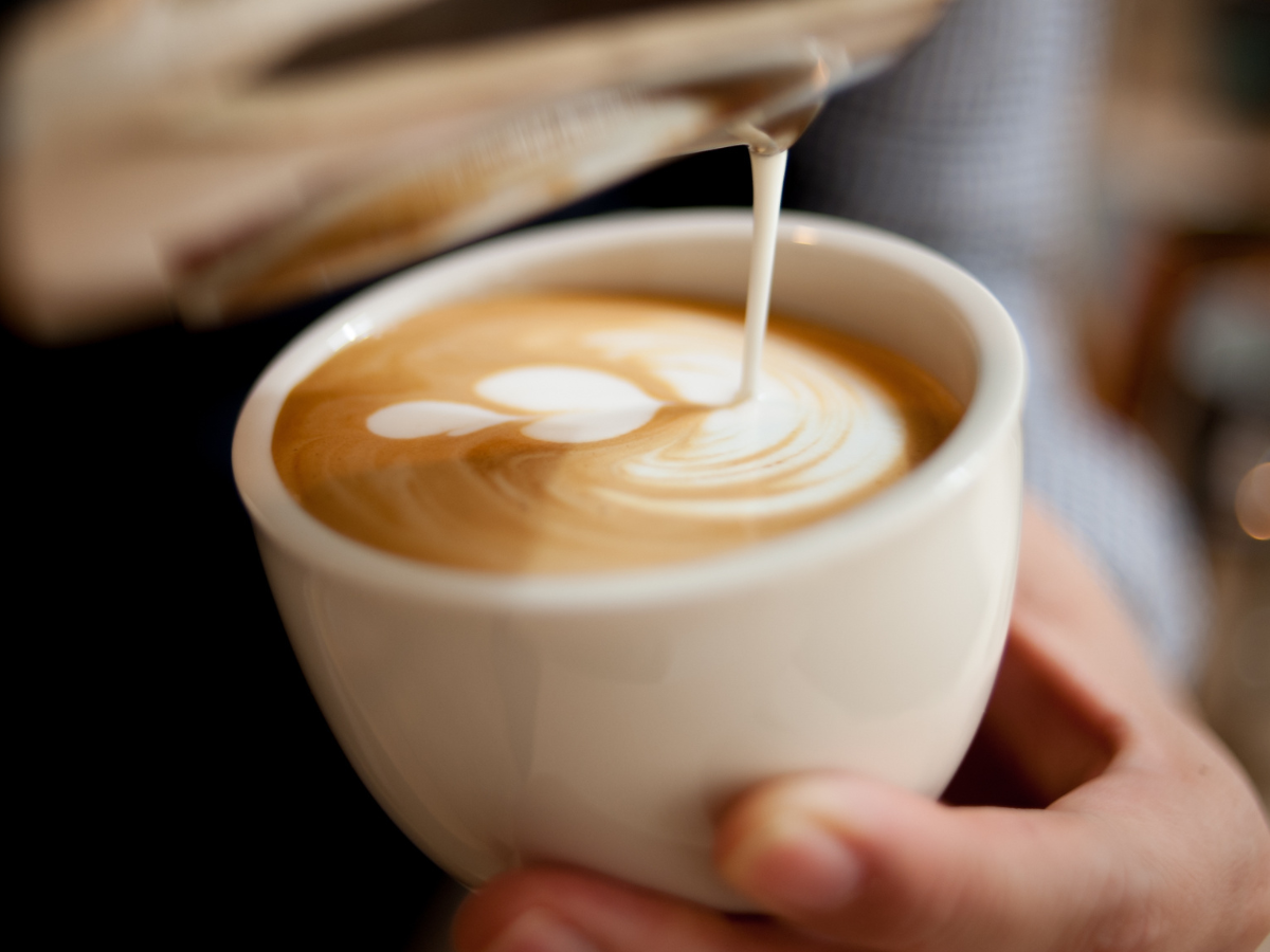 Coffee being made